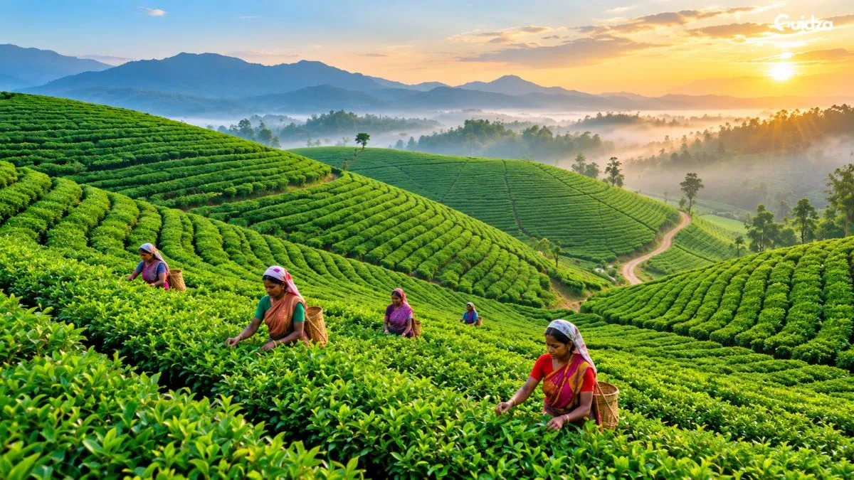 tea plantations
